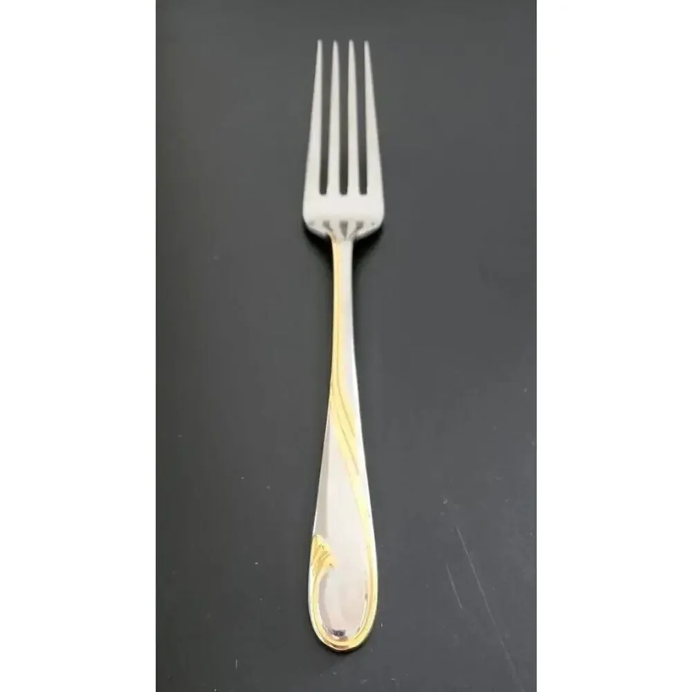Gorham‎ Stainless Golden Swirl Dinner fork 7 7/8